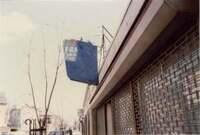 Clubhouse 2-01-Frank's Tailor Shop sign, 1987